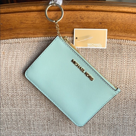 Michael Kors Handbags - Michael Kors Jet Set Travel Coin pouch Leather